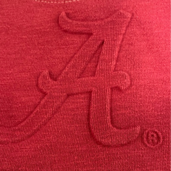 ALABAMA CRIMSON TIDE Women’s Medium long sleeve T-shirt w/puffy A on front‎ - Picture 1 of 8